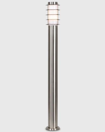 ValueLights Wharf 4 Pack 1m Outdoor Wired Bollard Light Posts - Bulbs Included