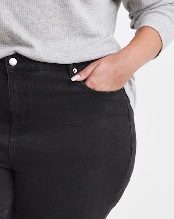 99 1 Black Comfort Stretch Slim Straight Jeans