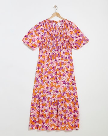 Nobody's Child Kelsie Daisy Print Midi Dress