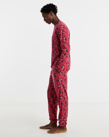 Pretty Secrets Christmas Scottie Dog Family Pyjamas - Mens