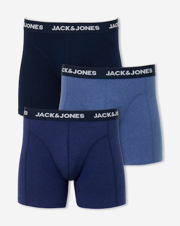 Jack & Jones Fax 3-Pack Trunks - Blue Multi