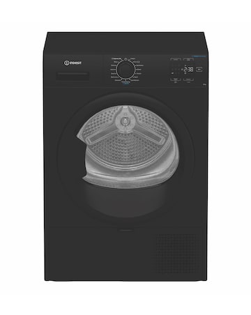 Indesit Heat Pump Tumble Dryer 9KG Black + Installation