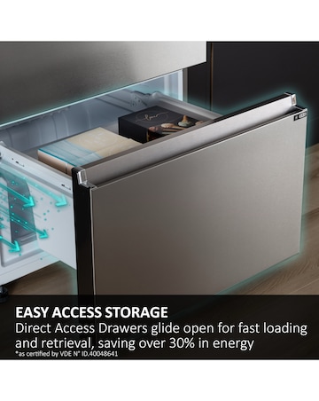 HaierFD70 S3 HFR3718ENMM Fridge Freezer