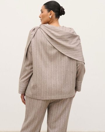 Pretty Lavish Ezra Scarf Long Sleeve Top