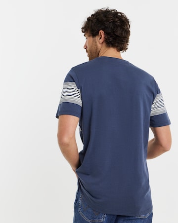 Placement Stripe T-Shirt Long