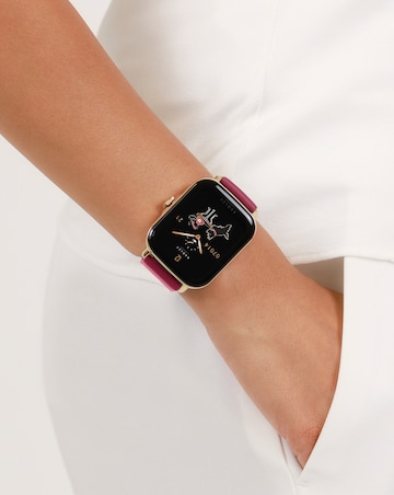 Radley Series 20 Smart Calling Watch with Dark Cherry Silicone Strap