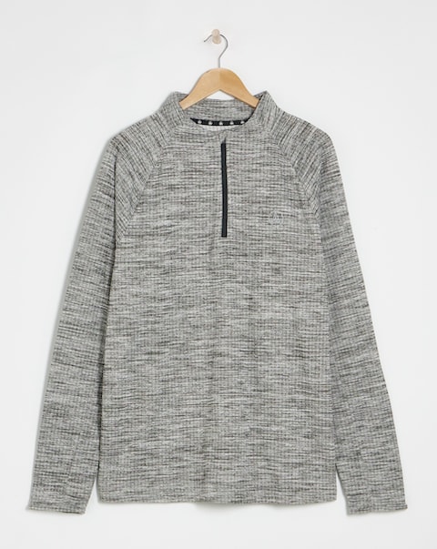 Active Grid Fleece Lined Track Top