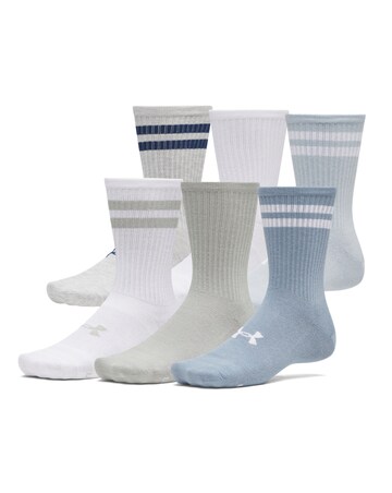 Under Armour Essential 6 Pack Crew Socks