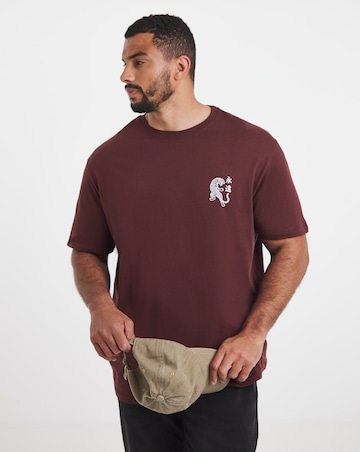 Jack & Jones Boye Back Graphic T-Shirt - Chocolate