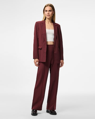 Pieces Bozzy High Waisted Wide Striped Trouser