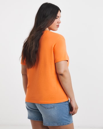 Simply Be Yellow Palma Graphic T-Shirt