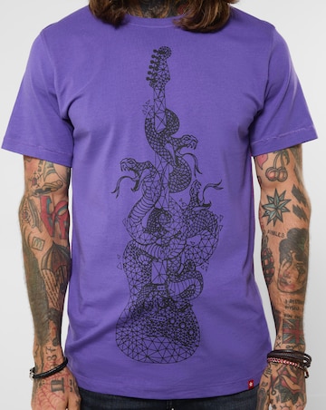 Joe Browns Snakes & Sounds T-Shirt - Purple