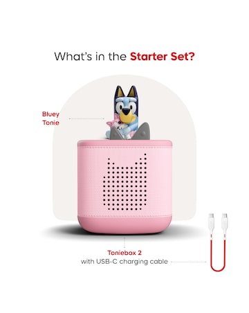Toniebox 2 Cloud Pink Starter Set Bluey