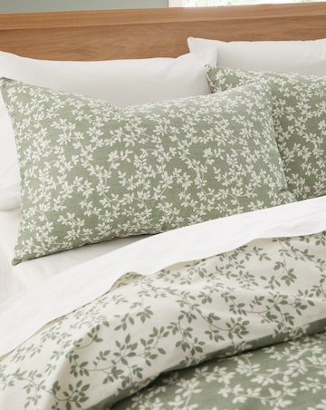 Bianca Shadow Leaves Duvet Cover Set