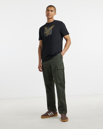 Lyle & Scott Short Sleeve Eagle Graphic T-Shirt - Black