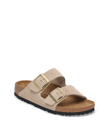 Birkenstock Arizona Sandcastle Suede Sandals - Standard Fit (D)