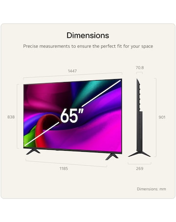 LG 65NU900B6LA 65in 4K UHD Smart TV