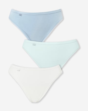 Sloggi (3 Pack) Tai Hi Leg Knickers Mint Multi