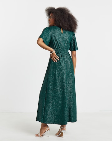 Twisted Wunder Ziggy Galaxy Foil Maxi Dress