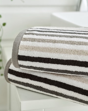 Deyongs Bliss Linear 100% Cotton 550GSM Striped Towel