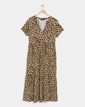 Notch Neck Maxi Dress