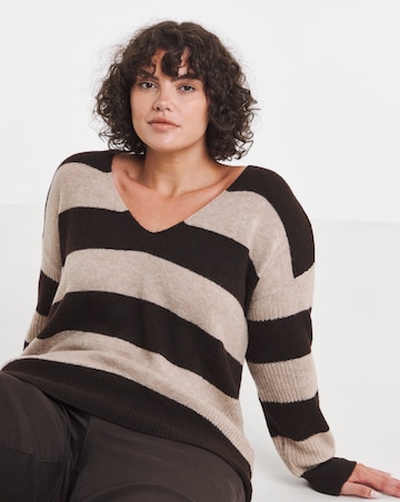 Sponge Slouch V Neck Tunic