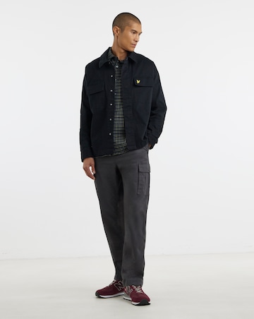 Lyle & Scott Washed Overshirt - Black