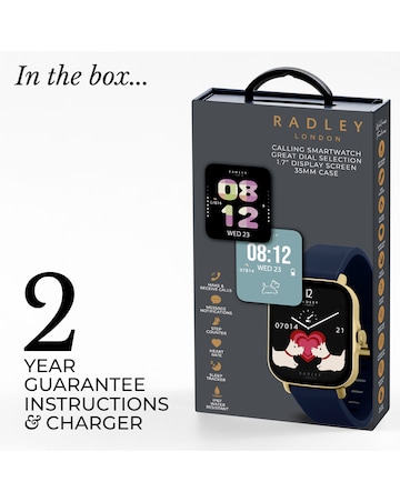 Radley Series 20 Smart Calling Watch with Navy Silicone Strap