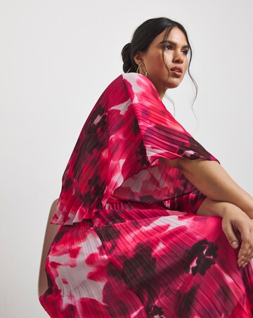 Joanna Hope Pleated Maxi Dress