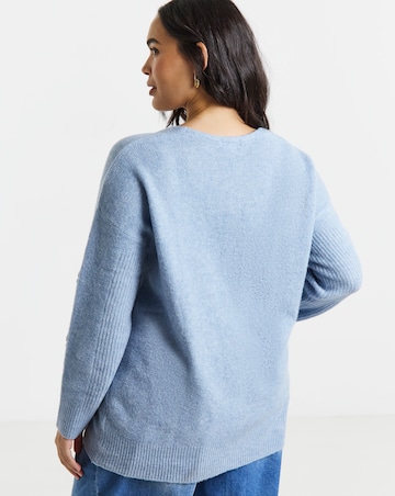 Flower Trim V-Neck Tunic