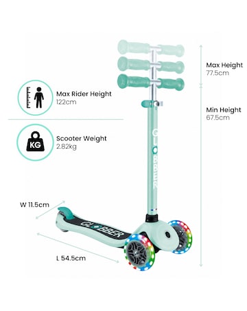 Globber Primo Lights - Mint