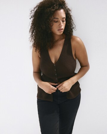 Mango Sienna Crop Flared Jean