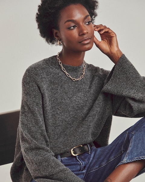 Charcoal Anthology Long Sleeve Jumper