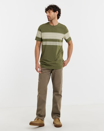 Placement Stripe T-Shirt Long