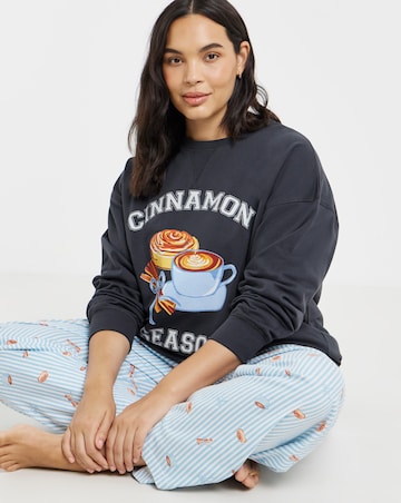 Pretty Secrets Cinnamon Season Graphic Pyjama Set