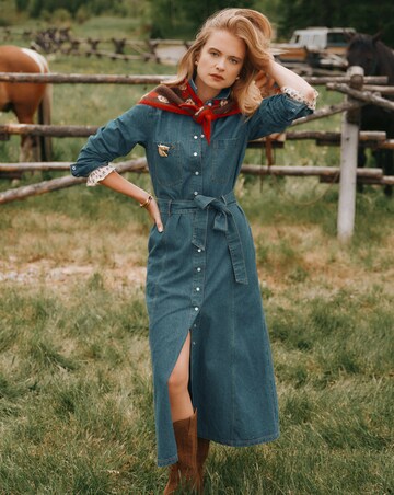 Joules Denim Western Dress