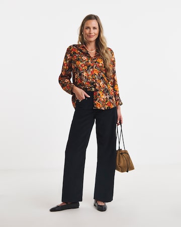 Animal Print Printed Long Sleeve Shirt
