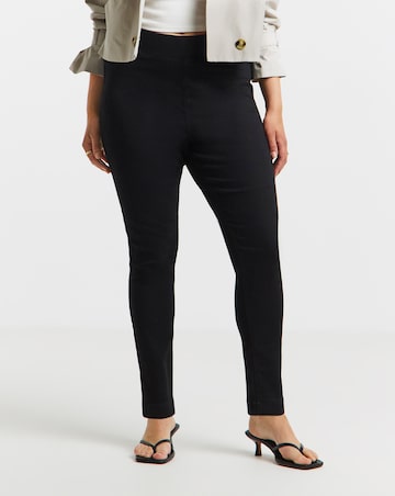 Black Stretch Skinny Pull On Jeggings