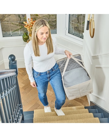 Minky Collapsible Fabric Water-Resistant XL Laundry Bag