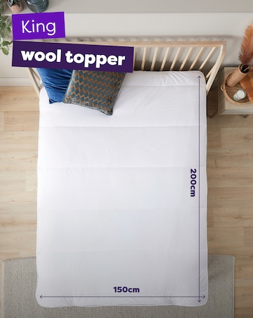 Slumberdown Wonderful Wool Mattress Topper