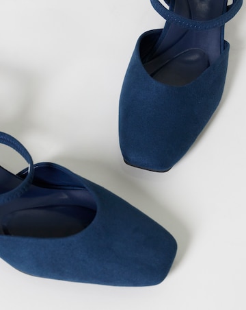 Lita Slingback Block Heel Shoes - Extra Wide Fit (EEE)