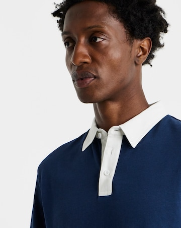 Long Sleeve Rugby Polo-Long Length