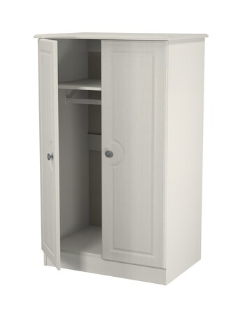 Peregrine Ready Assembled 2 Door Midi Wardrobe - Kids