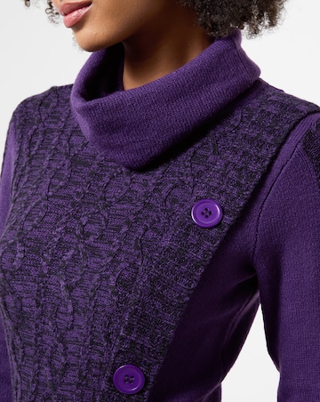 Joe Browns Curiously Cosy Cowl Neck Longline Jumper