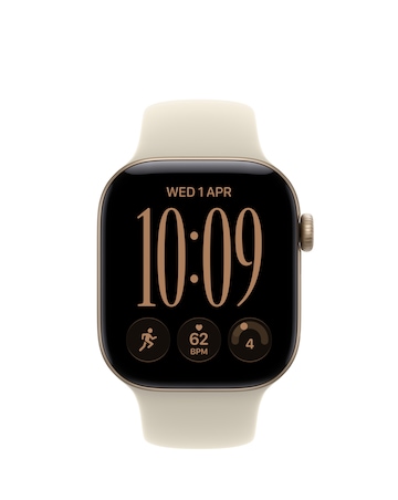 Apple Watch Series 12 GPS 42mm - Light Gold Aluminium/Sand Sport Band - M/L