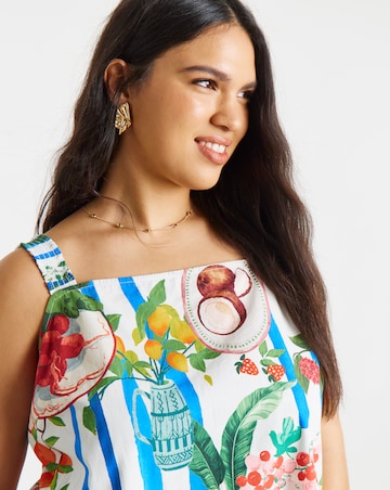 Fruit Print Sleeveless Cami