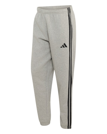 adidas 3 Stripes Fleece Cuffed Joggers