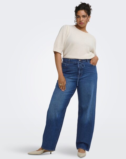 ONLY SOFT BARREL LEG JEAN - 32