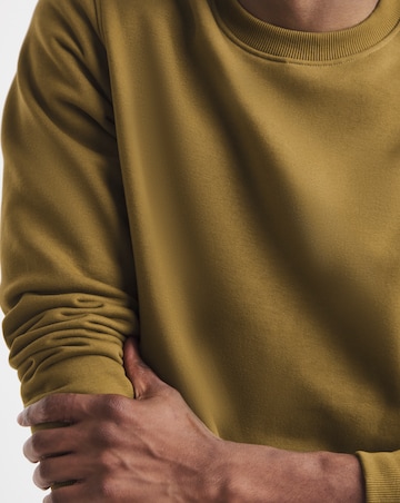 Pure Cotton Crew Neck Sweatshirt Long