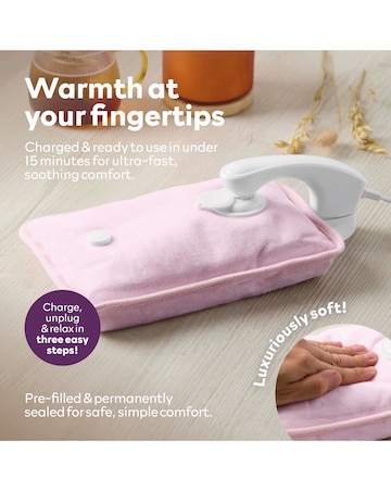 Carmen Spa Rechargeable Hot Water- Pink